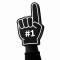 Mains de supporter personnalisables