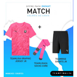 Pack Match Puma MC teamFINAL26 pour enfants