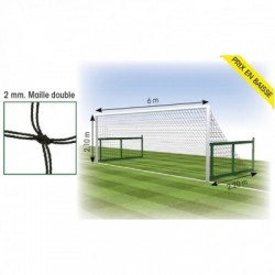 Filet Football pour but rabattable - 2 mm MD