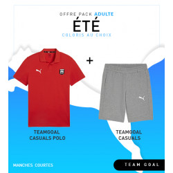 PACK ÉTÉ ADULTE PUMA TEAM GOAL POLO