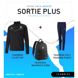 PACK SORTIE ADULTE PLUS PUMA TEAMRISE 1/4 ZIP