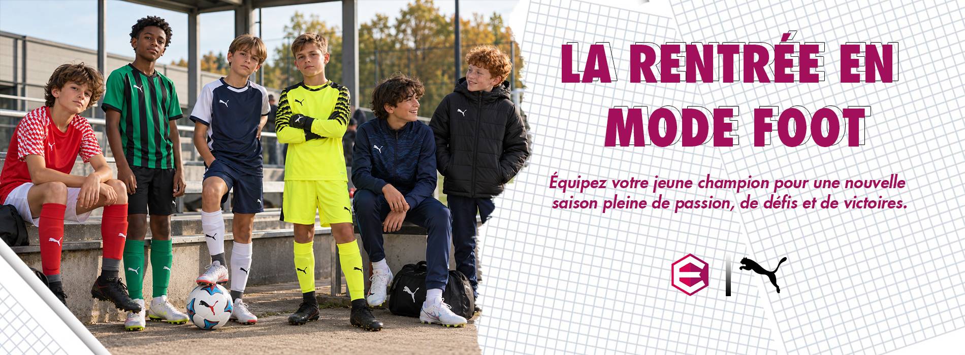 Offre Rentrée 2026 packs foot club PUMA